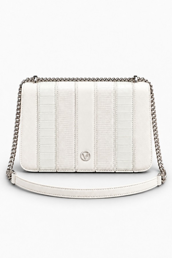 Jazmery Textured Chain Shoulder Bag